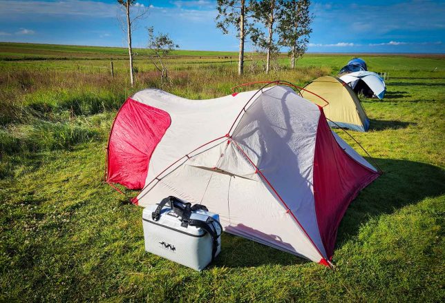 Camping with the AO Coolers Carbon Series in Iceland. 