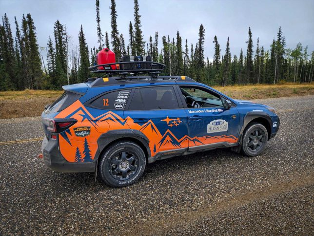 Subaru Outback Wilderness on the Alcan 5000 Rally
