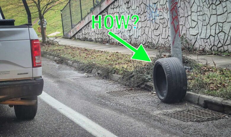 How Does a Super-Wide High-Performance Tire End Up Here?