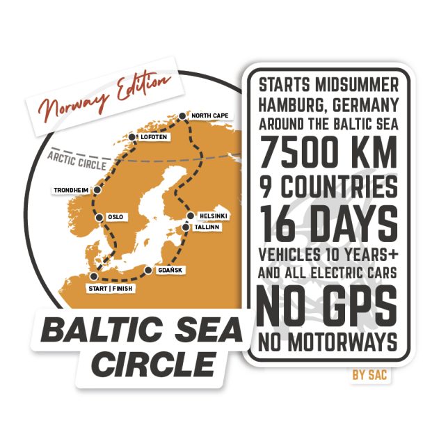 Baltic Sea Circle Rally Map