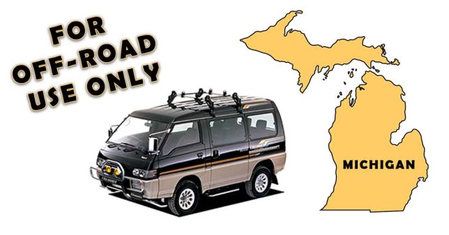 Michigan Mitsubishi Delica for off-road use only