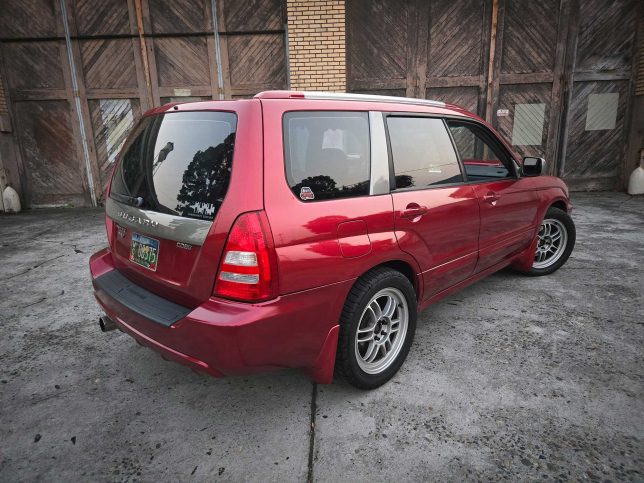 Our 2005 Subaru Forester XT on BFG g-Force Comp2 A/S Plus tires.