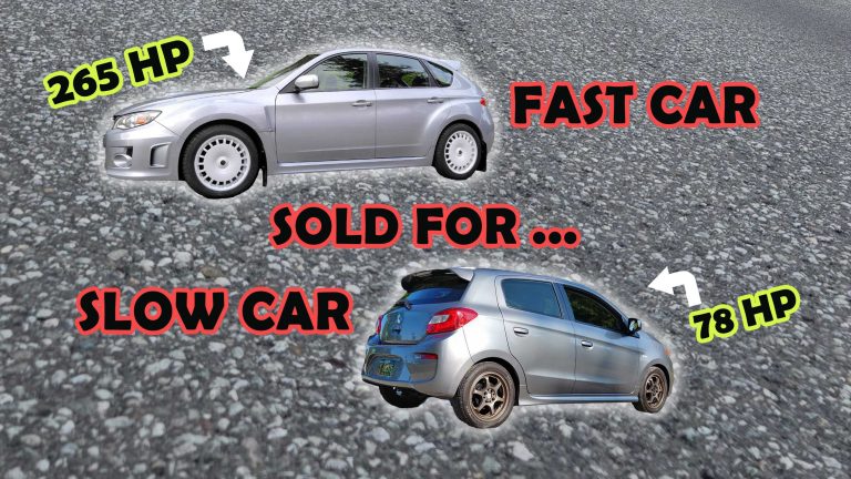 I Have Sold Multiple Fast Cars for Slow Cars. Why?