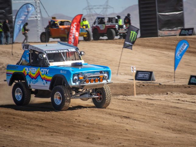 Vintage Ford Bronco at the 2025 Mint 400.