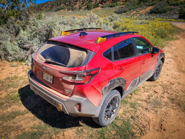 Subaru Crosstrek Wilderness on the dirt.