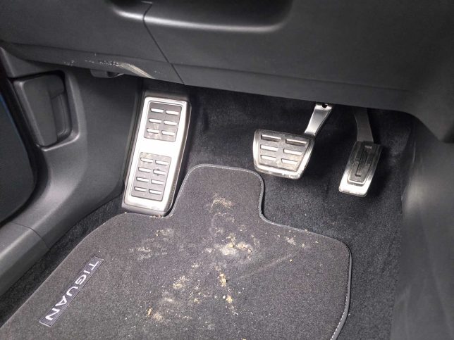 2025 Volkswagen Tiguan 's driver-side floor and pedals