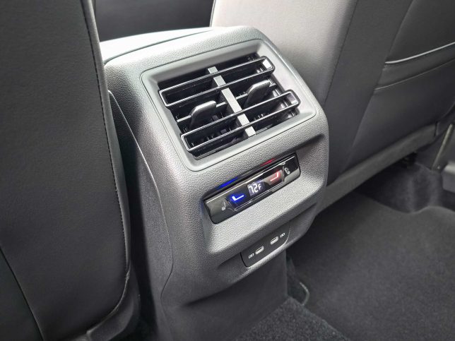 2025 Volkswagen Tiguan rear charging area by HVAC