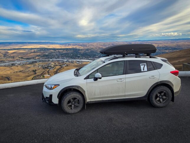 2022 Subaru Crosstrek at the 2025 RASC Nor'wester Rally