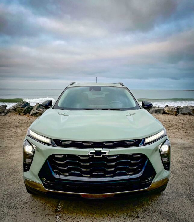 2025 Chevrolet Trax ACTIV fron the front. Photo by John Faulkner