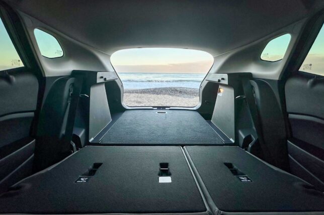 2025 Chevrolet Trax ACTIV with seats folded flat. Photo by John Faulkner