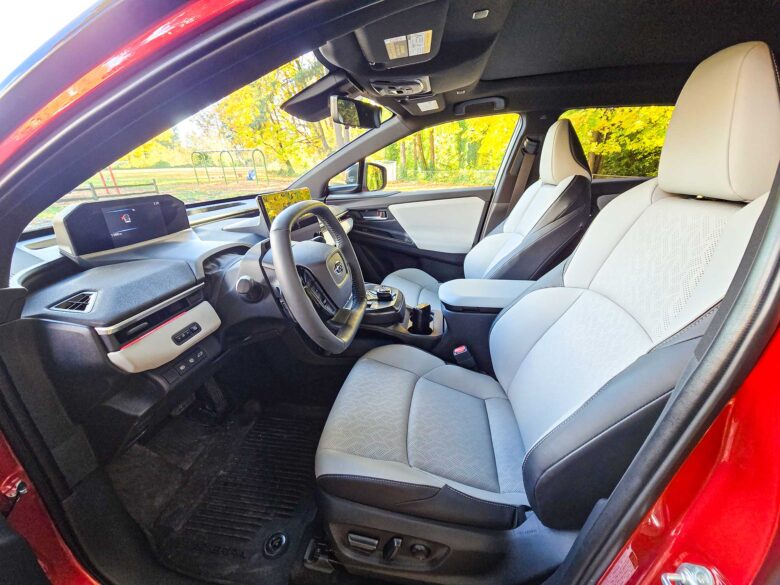 2026 Subaru Solterra front seats