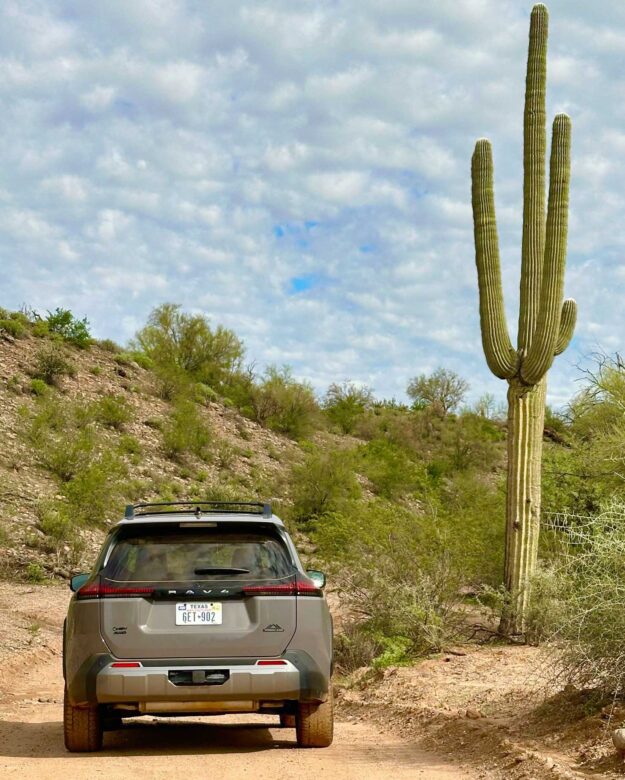 2026 Toyota RAV4 Woodland Grade in Arizona with cactus