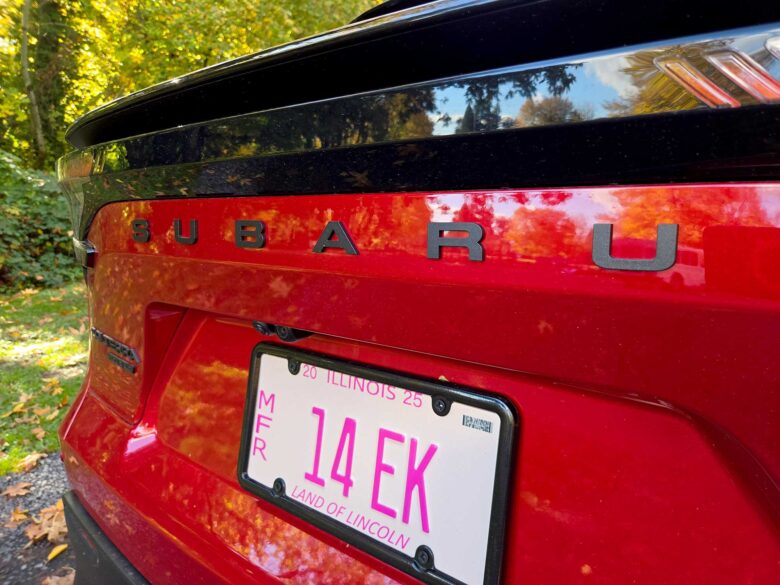 Solterra rear spoiler