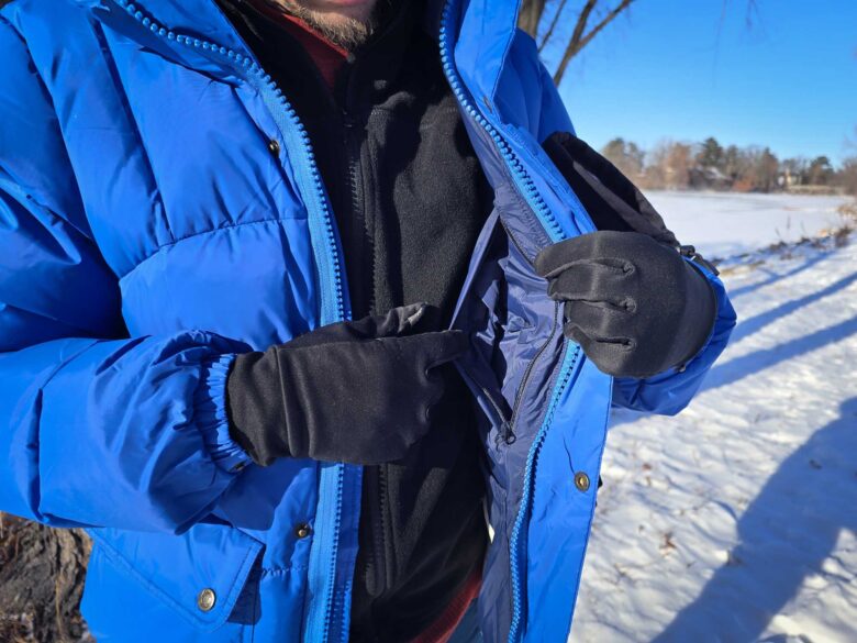 Fjallraven Expedition Lite Down Jackets have an interior zippered pocket