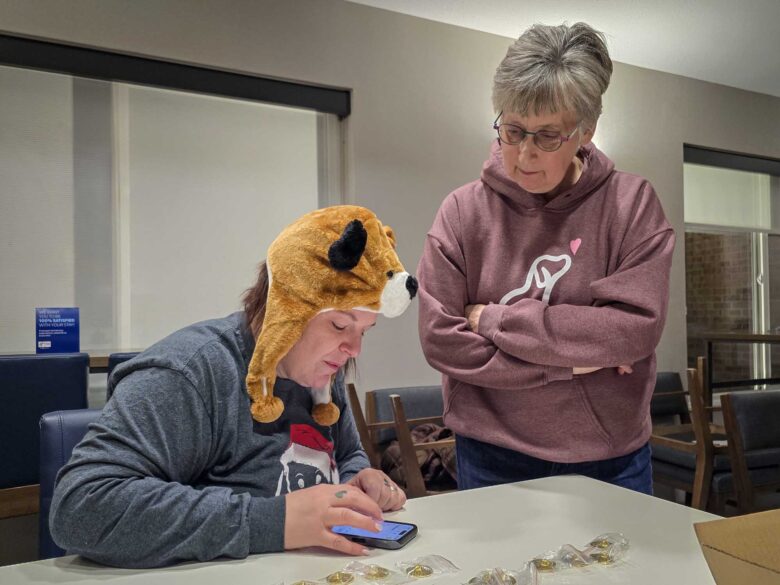 Signing up volunteers for Operation Frodo