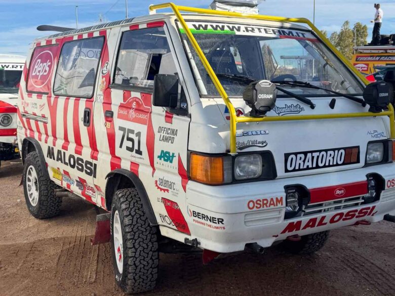 There’s a 1990 Mitsubishi Delica L300 Competing in the 2026 Dakar Rally