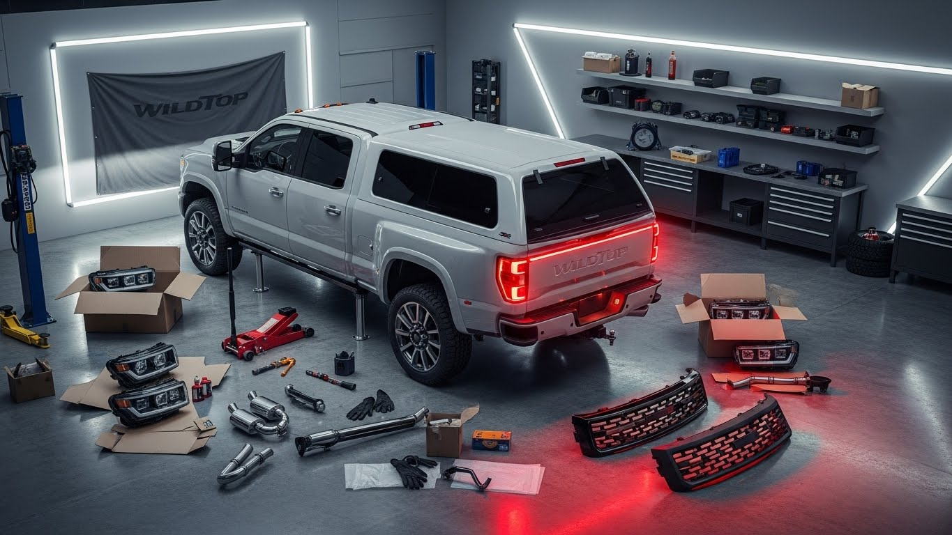 Customizing a pickup truck