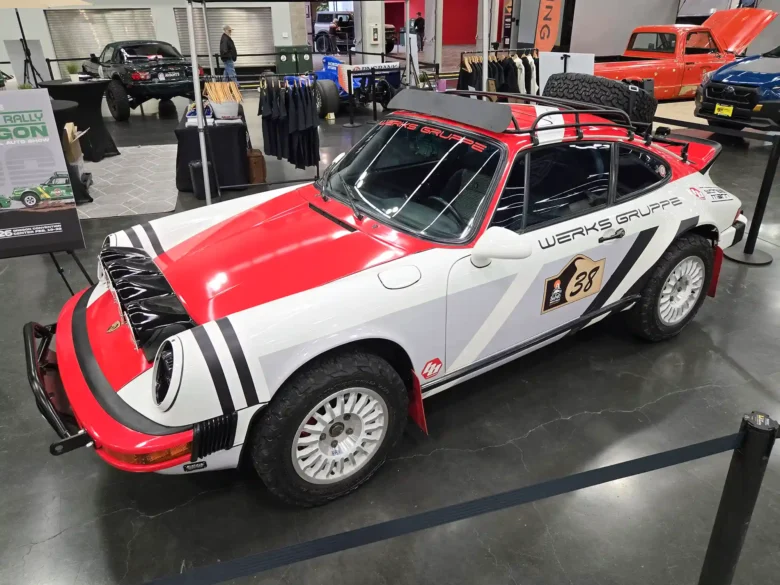 1988 Porsche 911 Carrera rally car