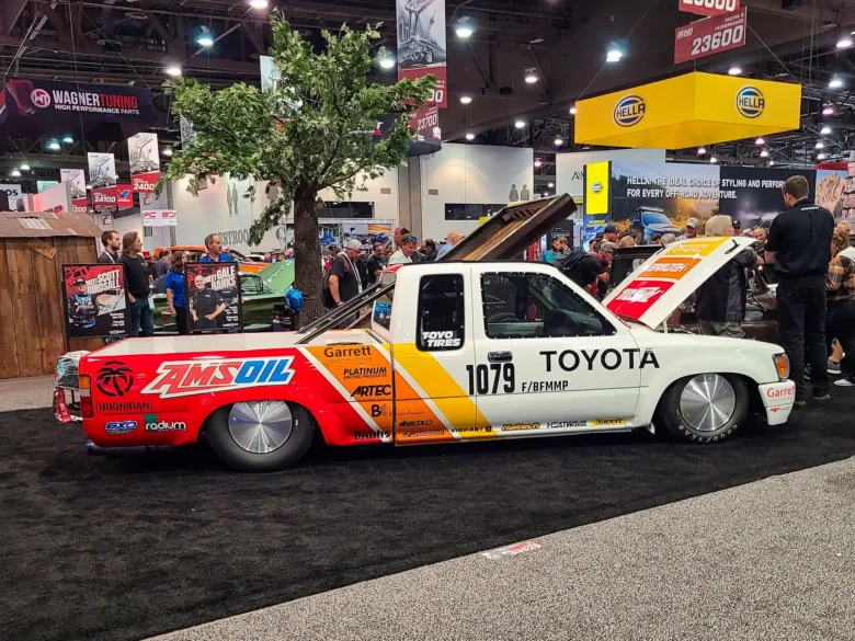Scott Birdsall 1991 Toyota Pickup land speed record truck.
