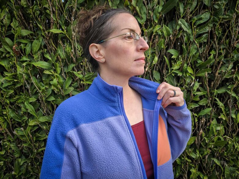 Cotopaxi Abrazo Fleece Full-Zip Jacket neck detail