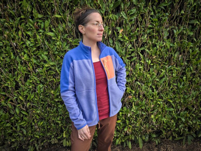 Cotopaxi Abrazo Fleece Full-Zip Jacket front unzipped