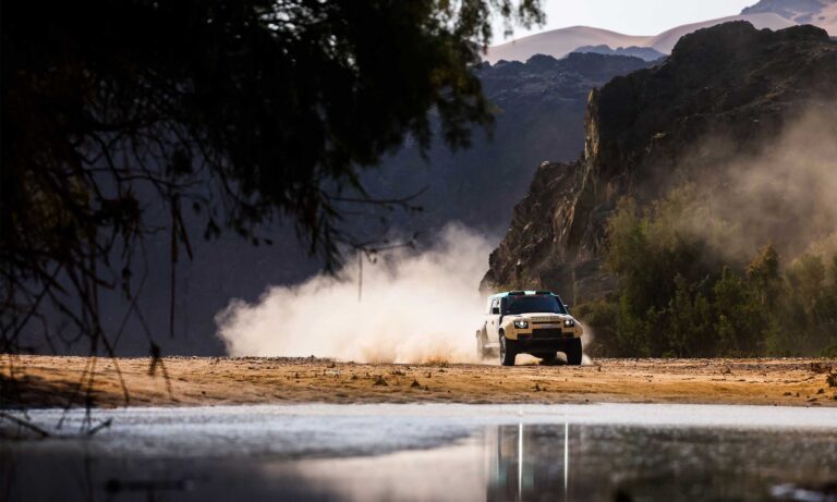 An Insider’s Look at the Defender Rally Team Bivouac Area at the 2026 Dakar Rally