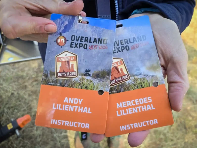 Our 2026 Overland Expo West Instructor Badges