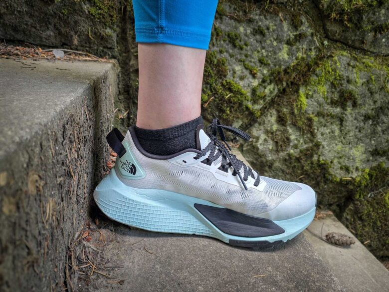 The North Face Altamesa 500 V2 shoes can catch on the back sole lip if not careful