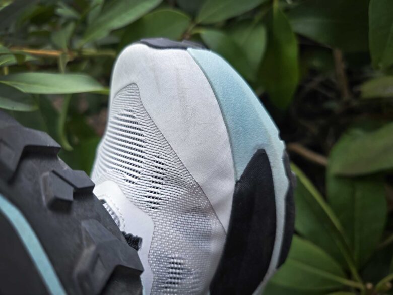The North Face Altamesa 500 V2 shoes showing some dirt on top side of shoe