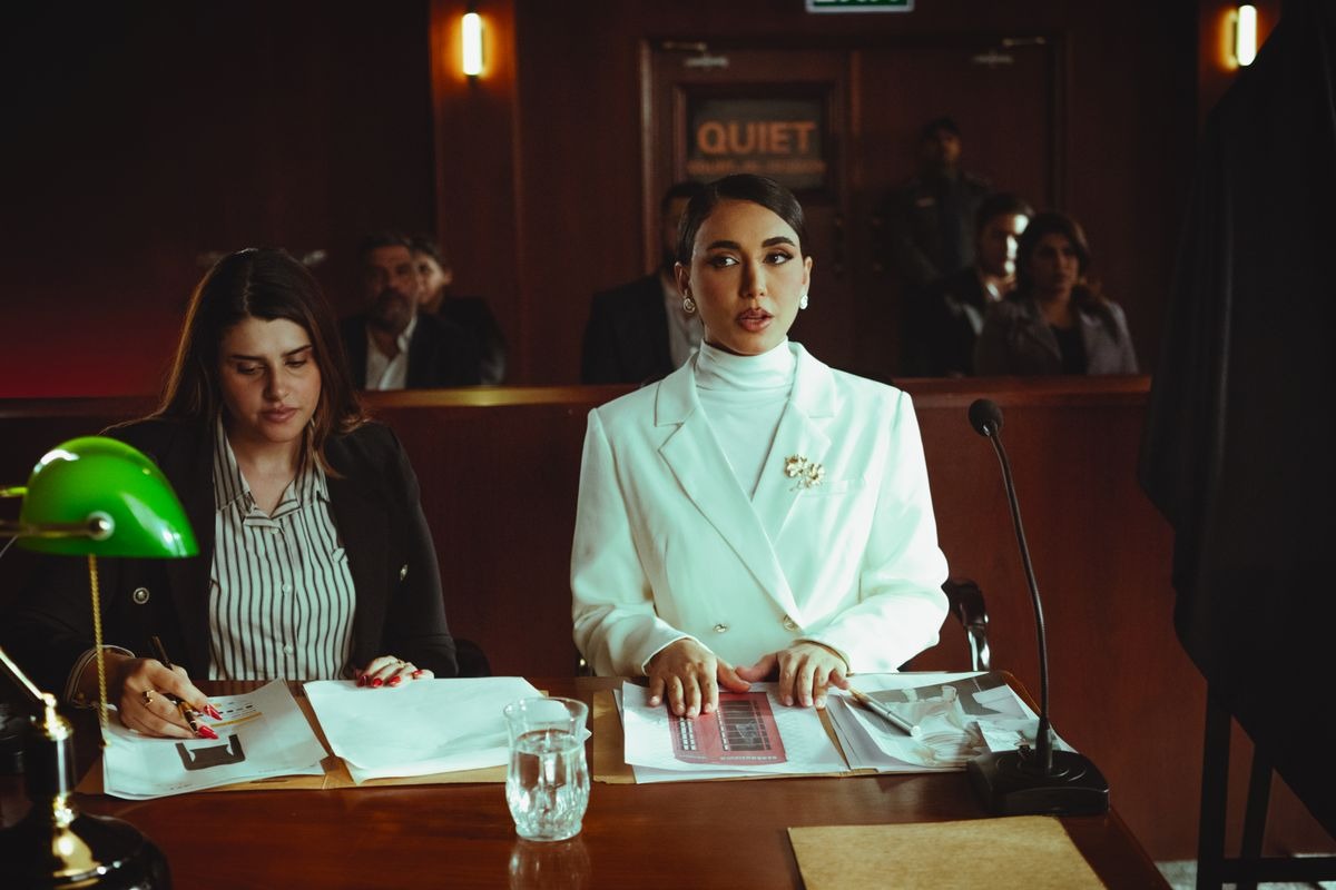 Courtroom lawyer